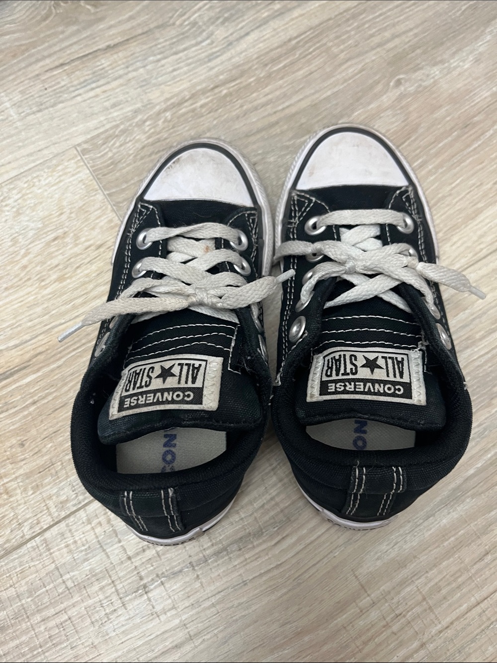 Converse Kids Black and White All Star Low Top Sneakers